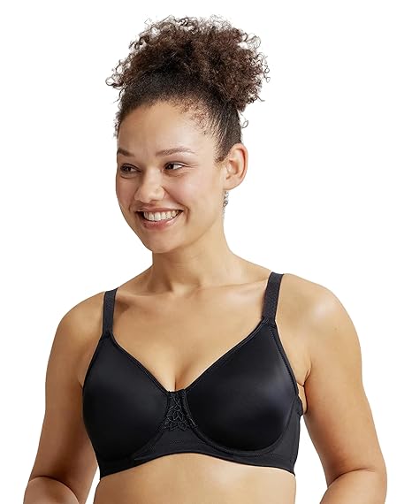 Jockey 1855 Women’s Underwired Minimizer Bra – Full Coverage with Broad Wings & Soft Microfiber
